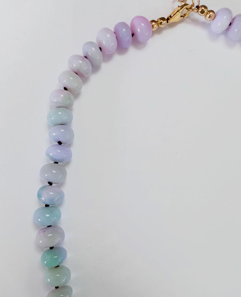 Ready To Ship Neutral Opal Necklace 17.5"