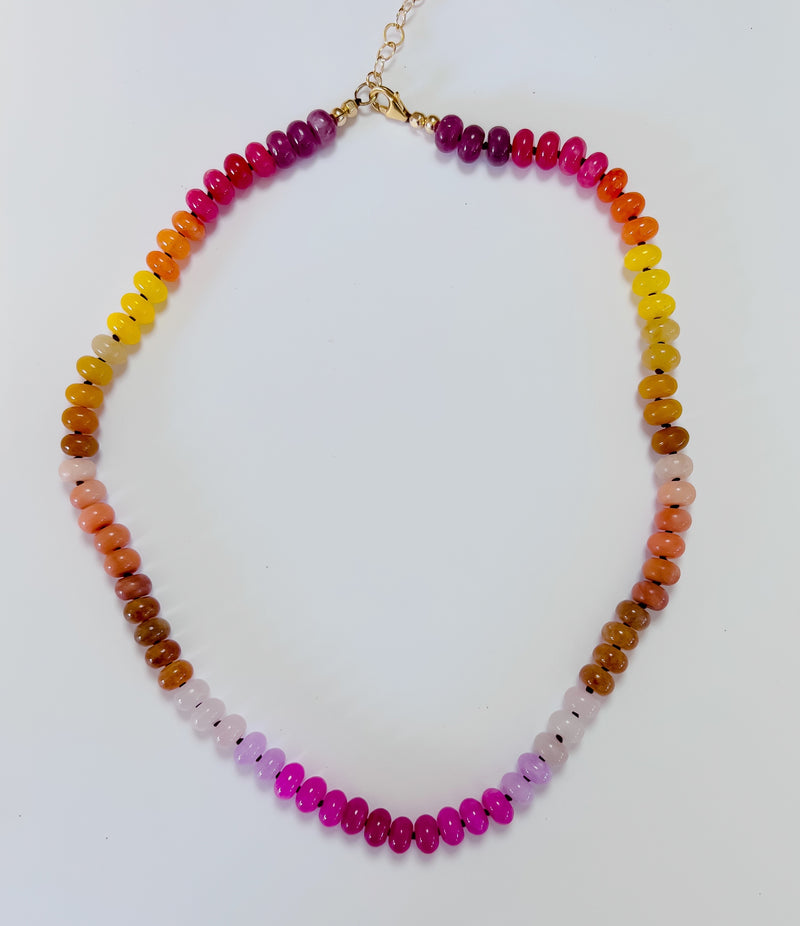 Ready To Ship Arizona Sunset Necklace 19"