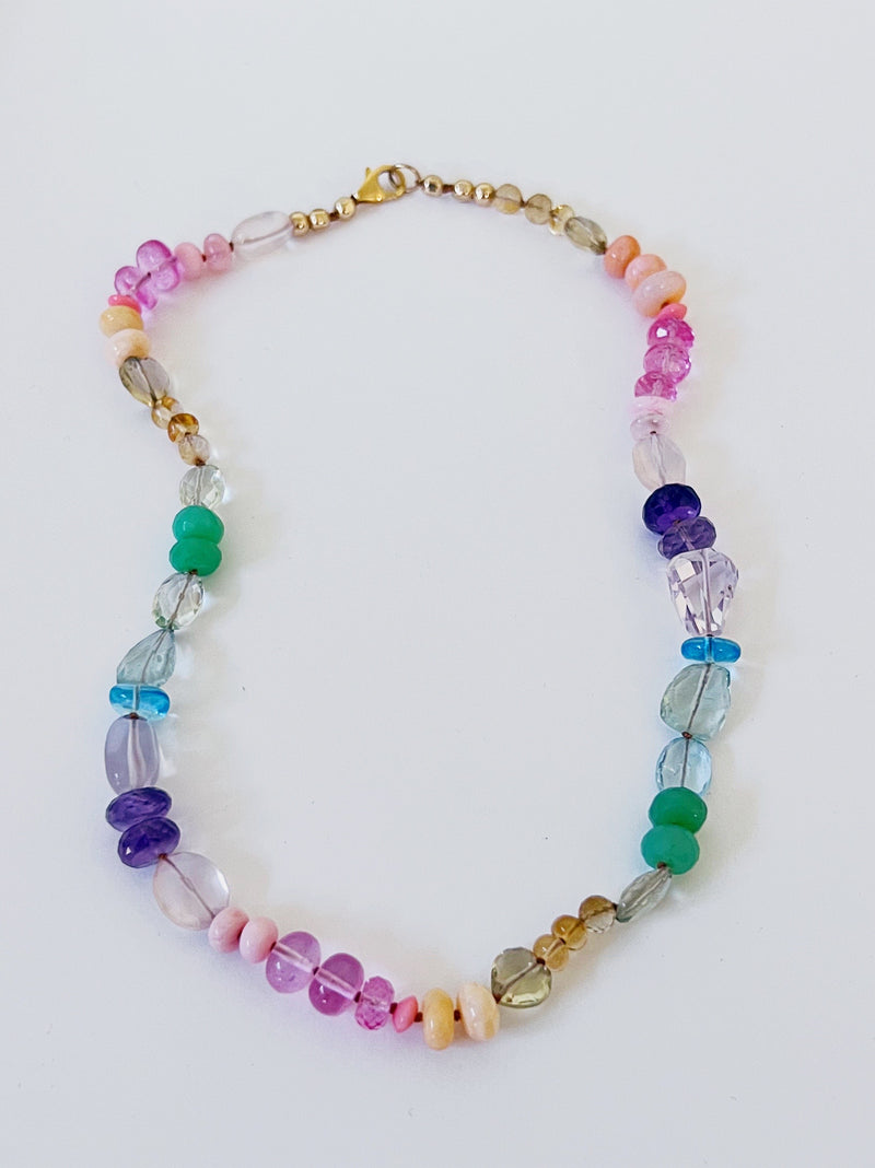Rainbow Pastel  Necklace