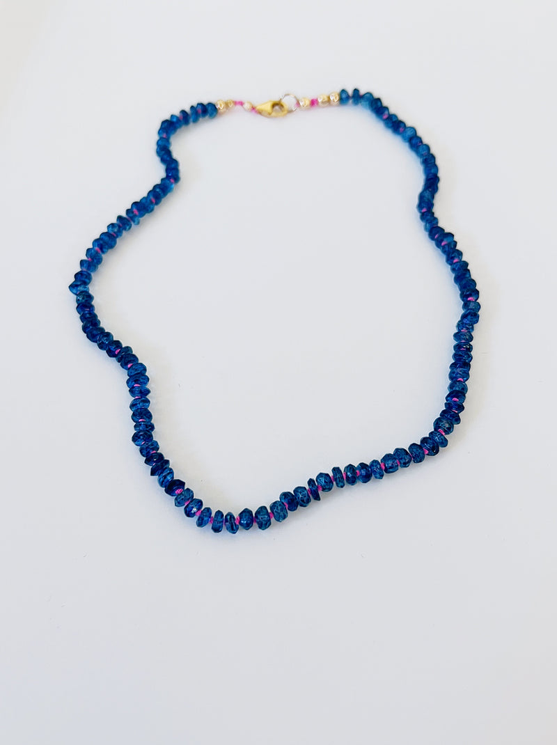 London Blue Topaz Necklace