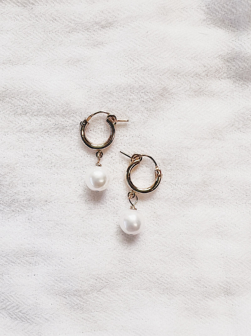 Ready To Ship Fresh Water Pearl Earrings