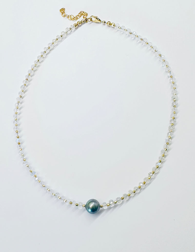 Rainbow Moonstone Necklace