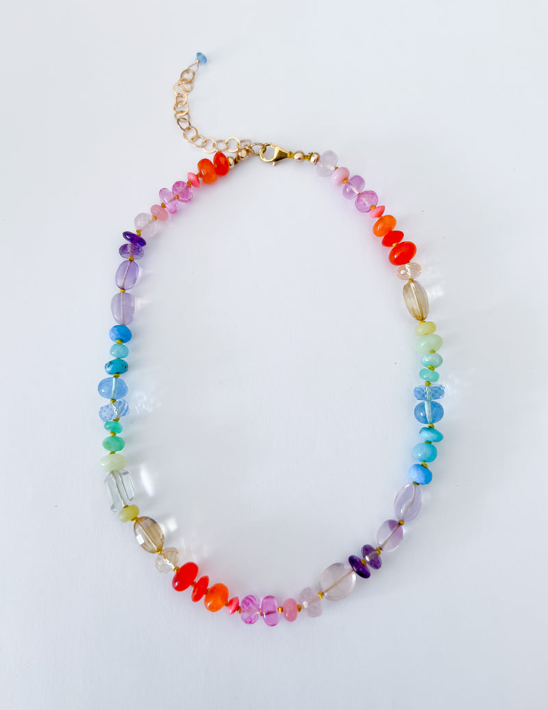 Rainbow Necklace 15"