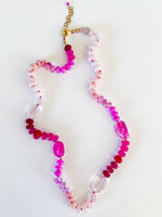 Pink Rainbow Necklace 21.5"
