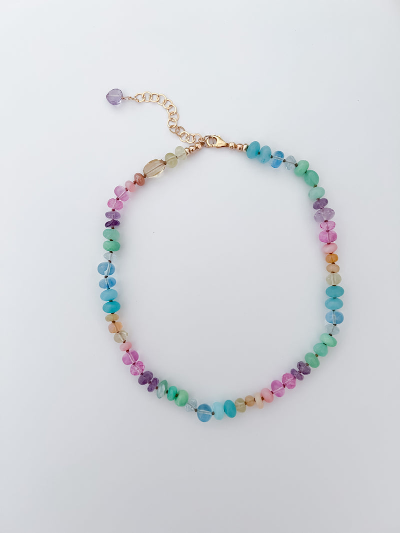 Ready To Ship - Pastel Rainbow Necklace