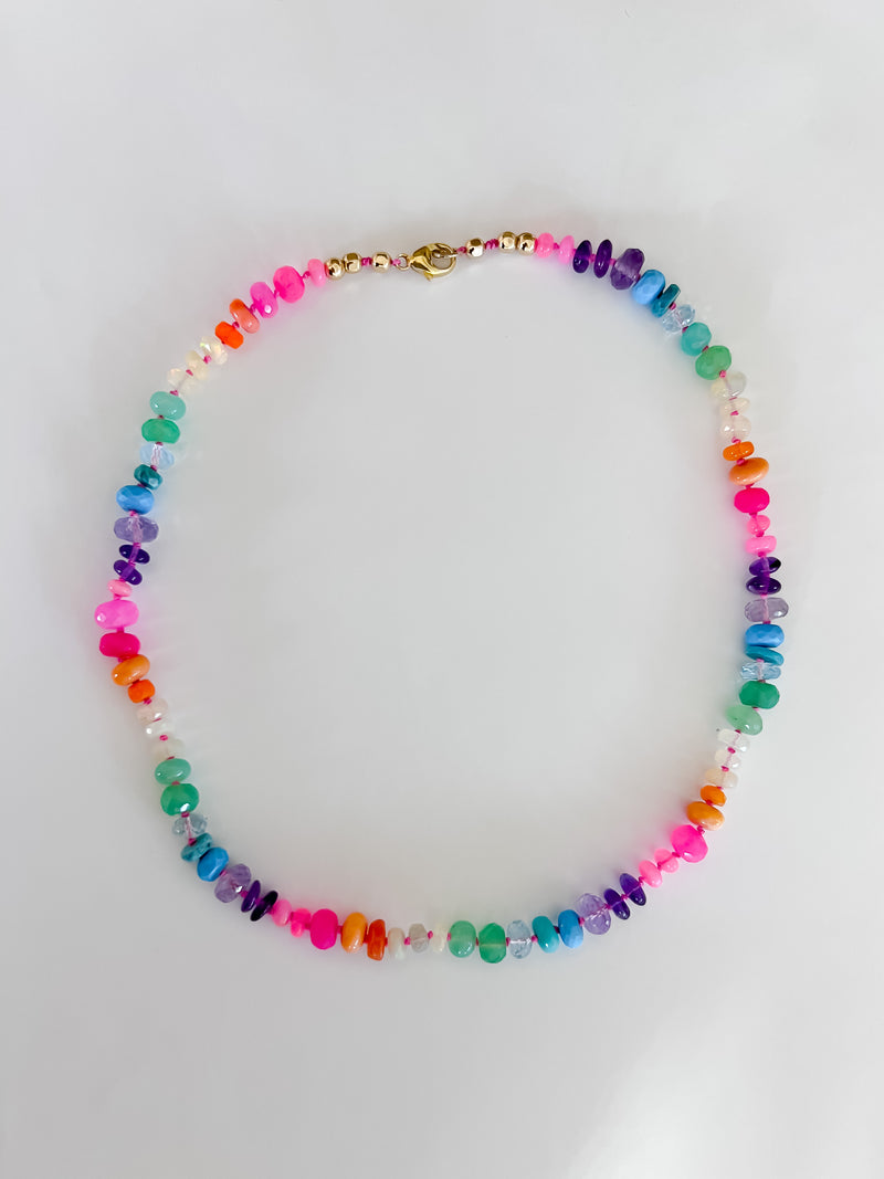 Neon Rainbow Necklace