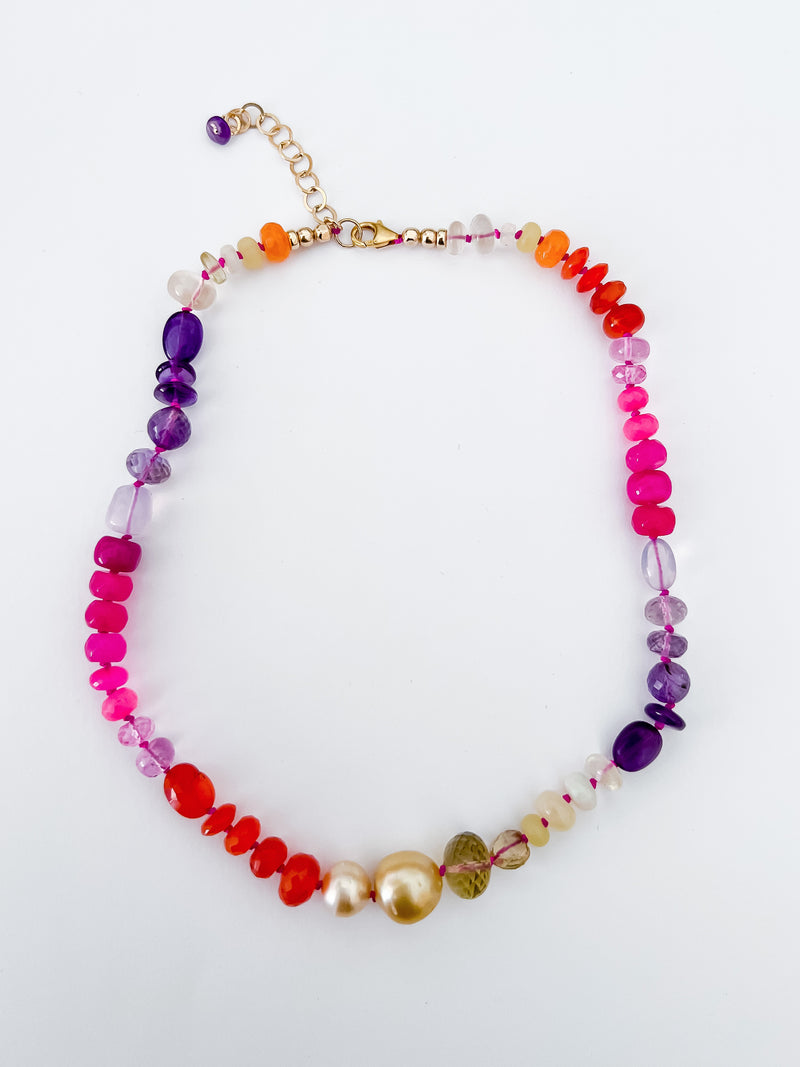 Ready To Ship - South Sea Pearl Sunset Necklace