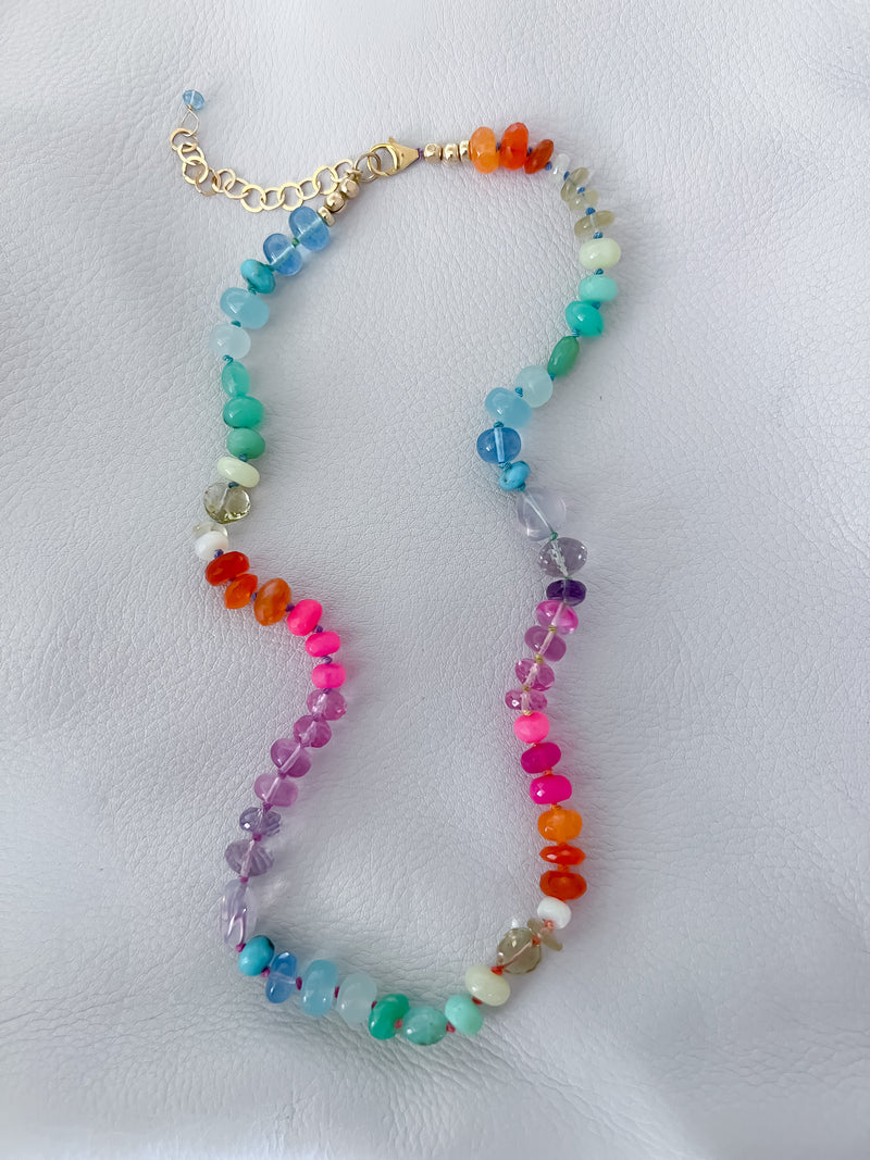 Ready To Ship - Neon Rainbow Necklace