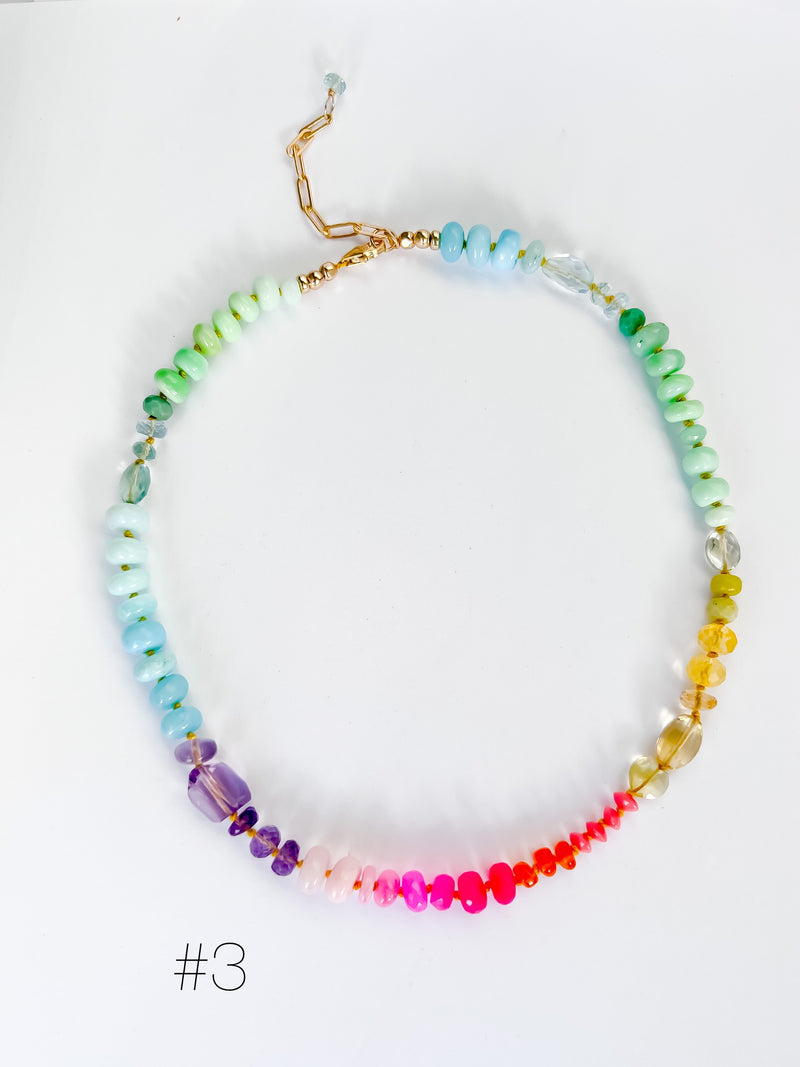 Neon Rainbow Necklaces Drop 7
