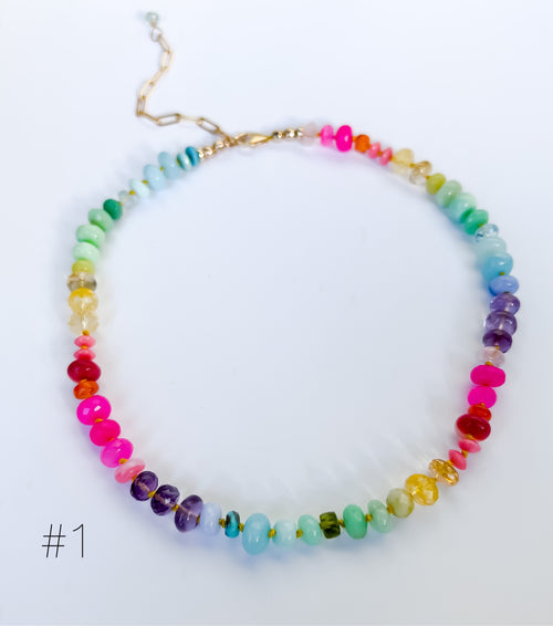 Neon Rainbow Necklaces Drop 7